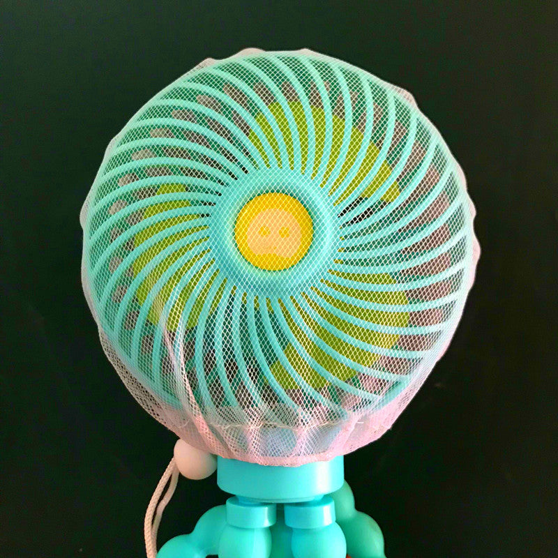 Octopus Folding Fan USB Charging
