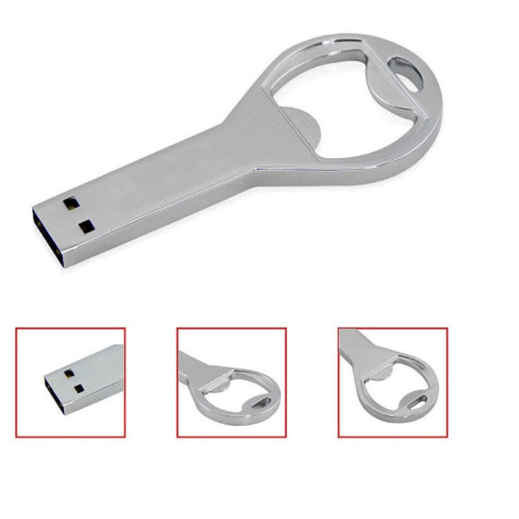 Metal Key Bottle Opener USB Drive