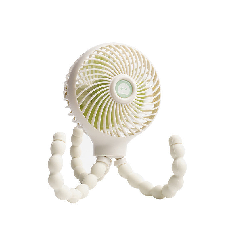 Octopus Folding Fan USB Charging