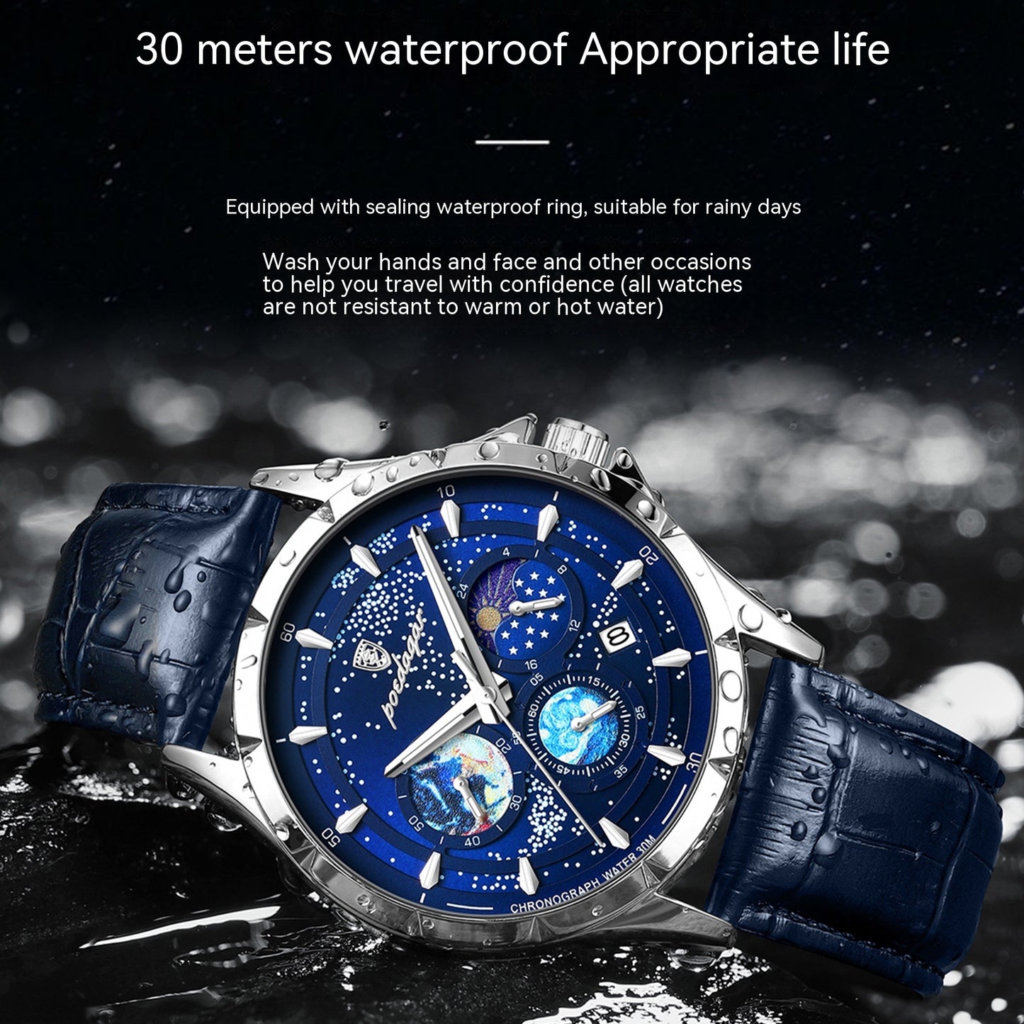 Multifunctional Men's Watch Waterproof