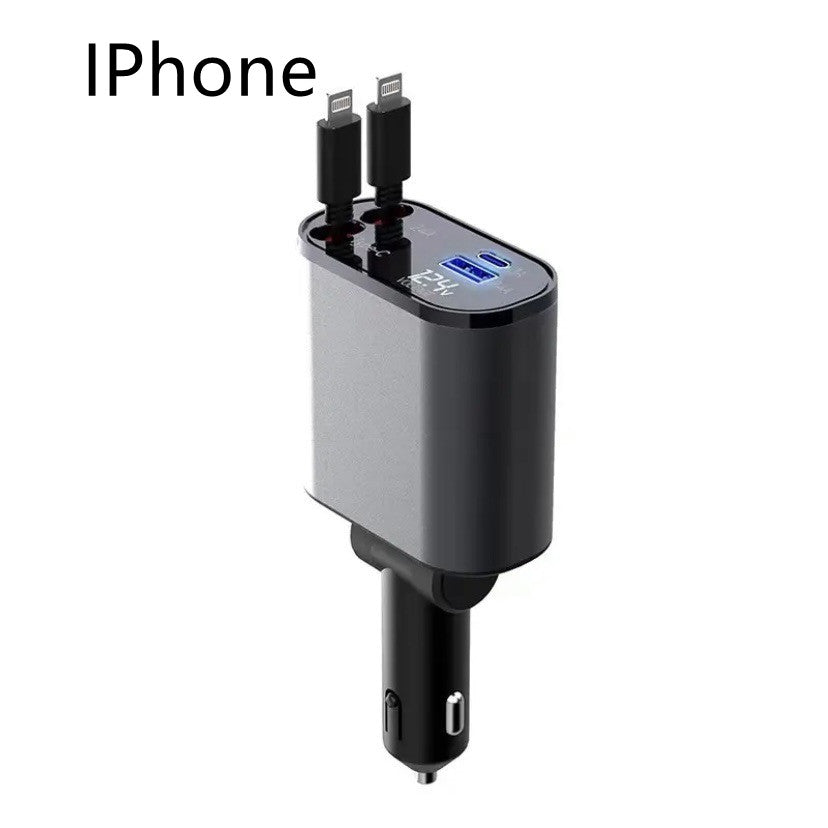 100W Metal Super Fast Car Charger