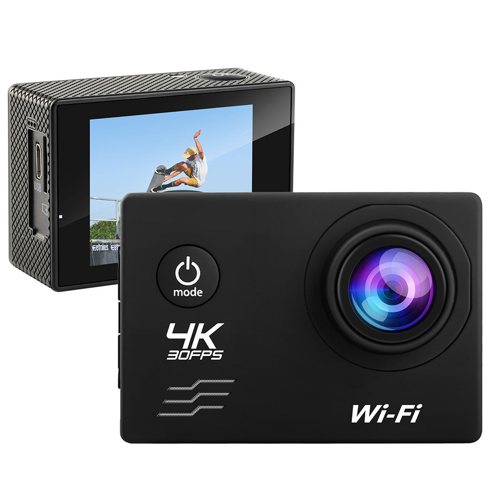 Action Camera 4Kto30FPS Waterproof Outdoor Sports Camera