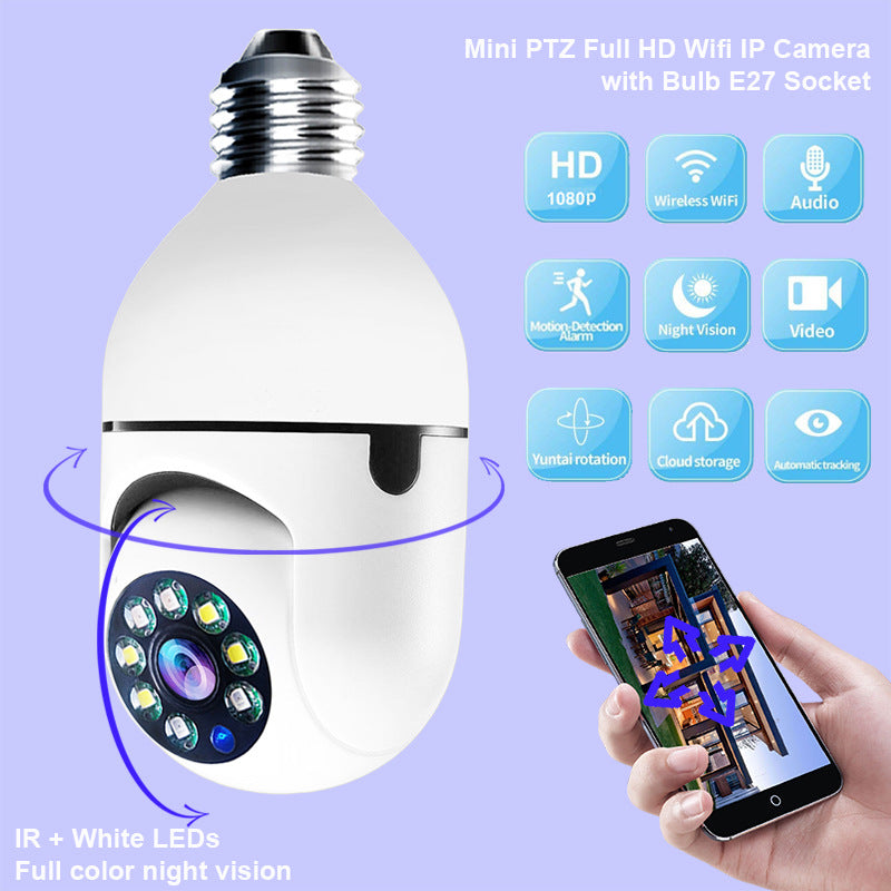 WiFi CAMERA 1080P 4X Zoom 5GWiFi Alarm Monitor