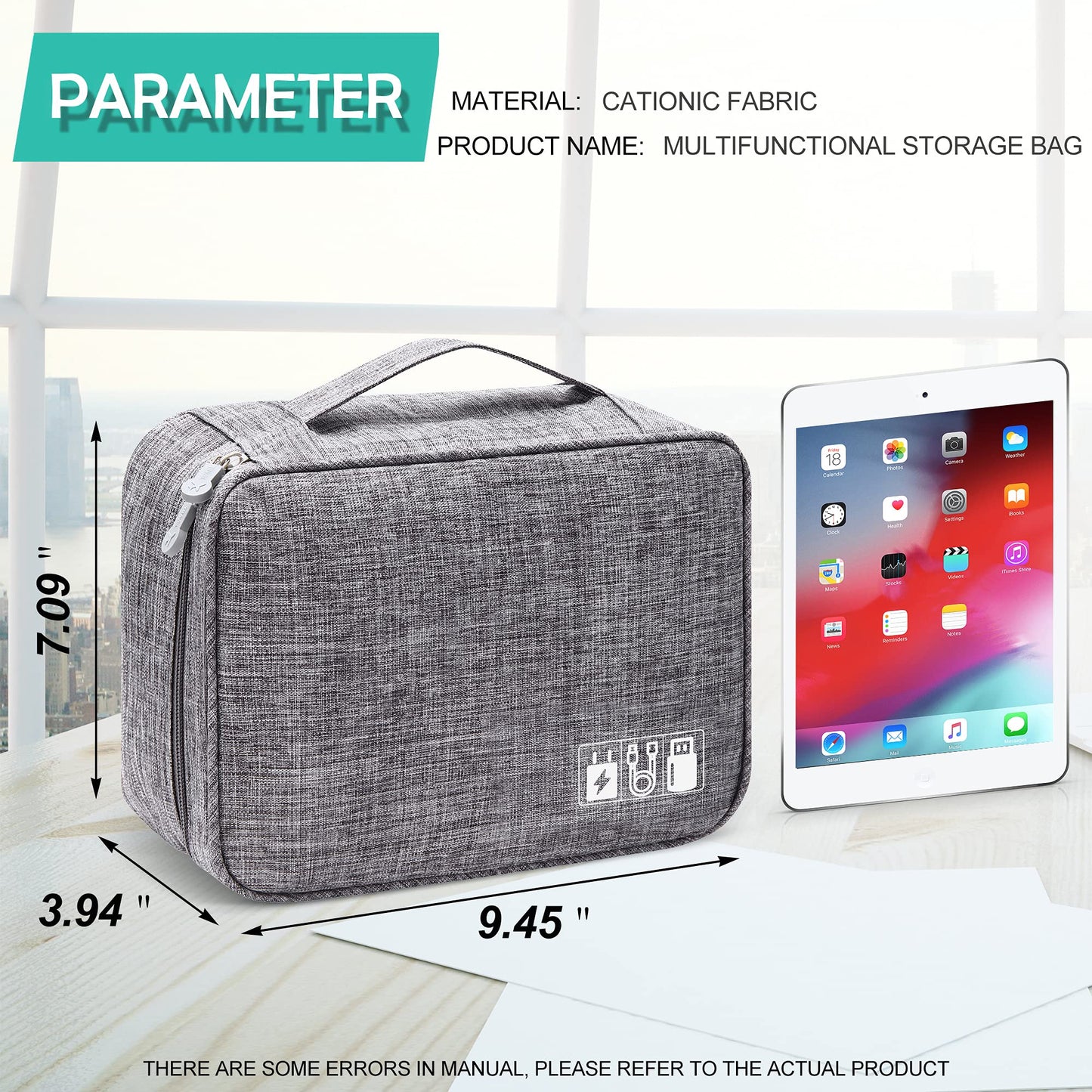 Electronics Organizer Travel Case