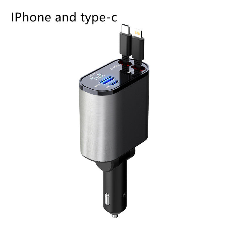 100W Metal Super Fast Car Charger