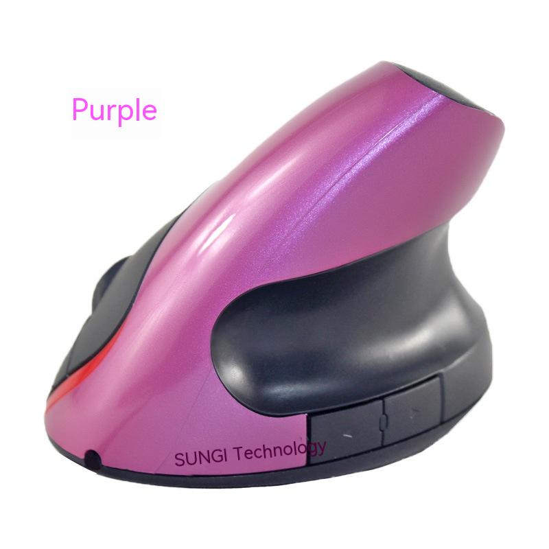 Wireless Vertical Rechargeable Battery Mouse Ergonomic Grip